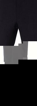 Bhs Navy Regular Fit Flat Front Trousers, Blue