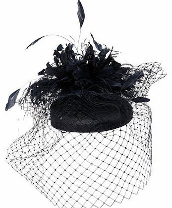 Bhs Navy Samantha Pill Box Fascinator, navy 6609630249