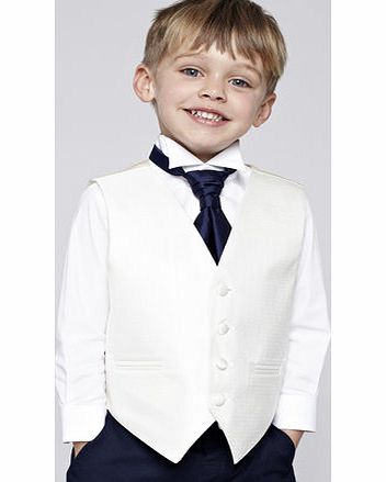 Bhs Navy Satin Cravat, navy 6505710249