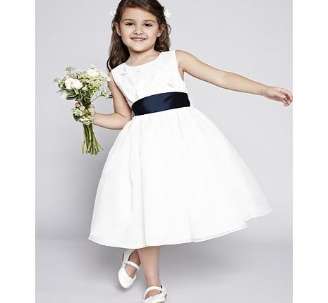 Bhs Navy Satin Sash, navy 6505870249