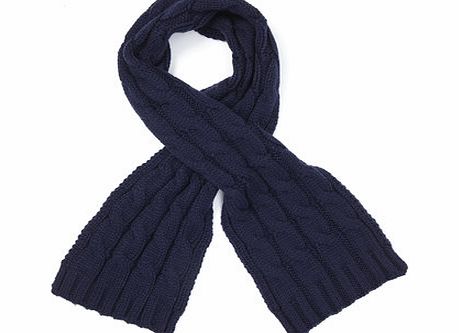 Bhs Navy Scarf, navy 1617780249