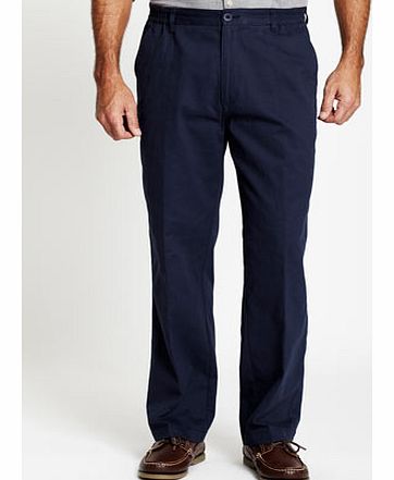 Bhs Navy Side Elastic Chinos, Blue BR58D01DNVY