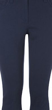Bhs Navy Stretch Twill Crop, navy 2207850249
