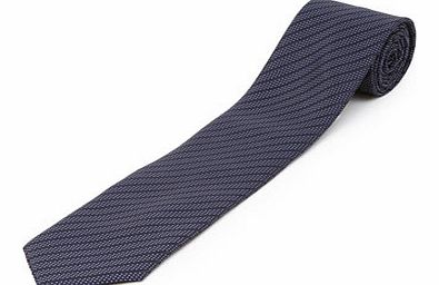 Bhs Navy Stripe Design tie, Blue BR66D01ENVY