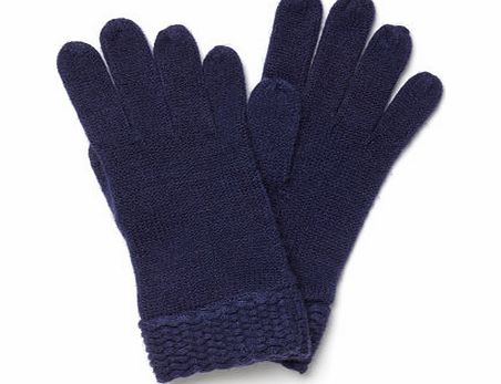 Bhs Navy Supersoft Gloves, navy 6605500249