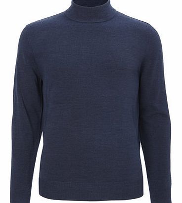 Bhs Navy Supersoft Turtle Neck, Blue BR53A16FNVY