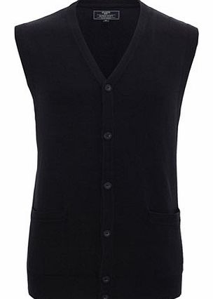 Bhs Navy Supersoft Waistcoat, Blue BR53A06ENVY