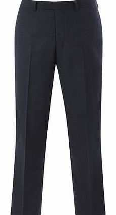 Bhs Navy Tailored Wool Blend 3 Piece Suit Trousers,