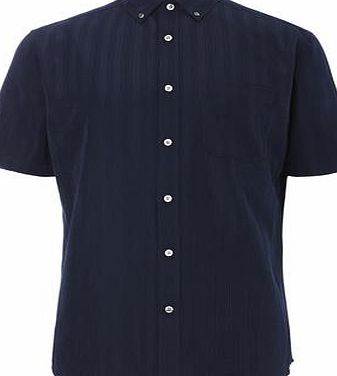 Bhs Navy Textured Shirt, Navy BR51P21FNVY