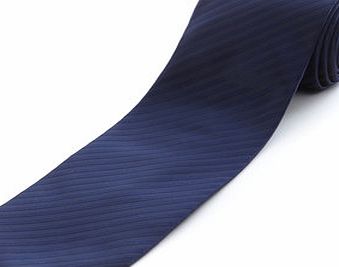 Bhs Navy textured Stripe Tie, Blue BR66P11ENVY