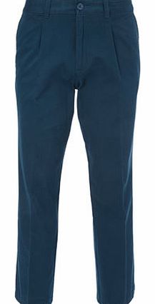 Bhs Nightshade Pleat Front Chinos, Blue BR58B01EBLU