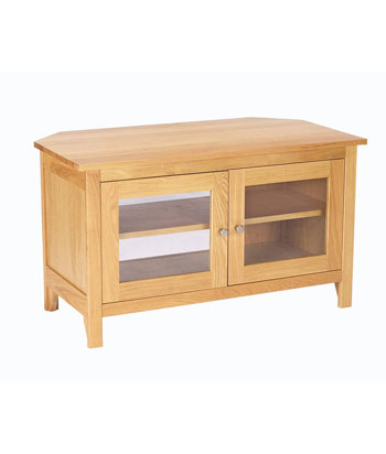 Nimbus glazed corner tv cabinet