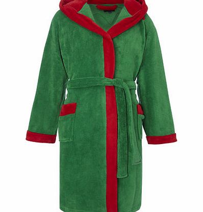 Bhs Novelty Elf Dressing Gown, Green BR62N26FGRN