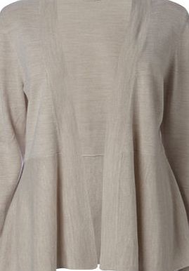 Bhs Oatmeal Marl Supersoft Baby Cash Cardi, oatmeal