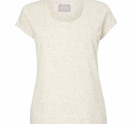 Bhs Oatmeal Womens Neppy Jersey Top, biscuit 729803527