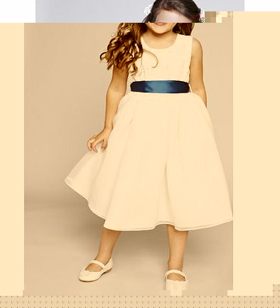 Bhs Ocean Satin Sash, cream/azure/mink 6505518036