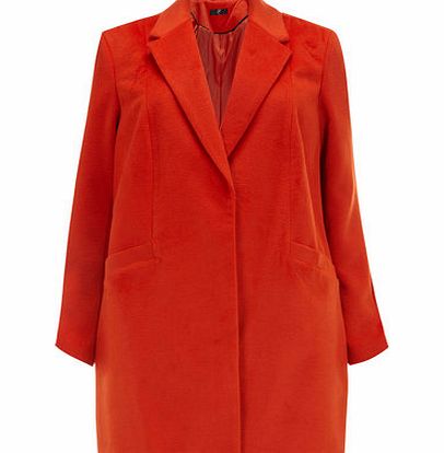 Bhs Orange Longline Coat, orange 12612794796