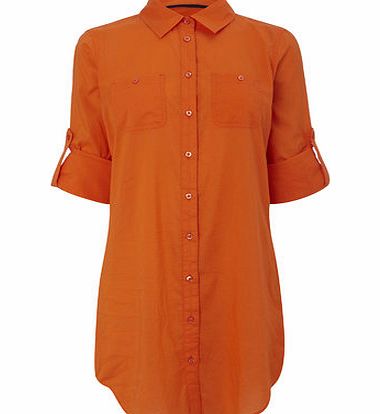 Bhs Orange Shirt Cover Up, orange 209874796