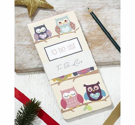 Bhs Owl design to-do list, no colour 8273509999
