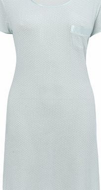 Bhs Pale green Viscose Spot Print Sleep T, pale