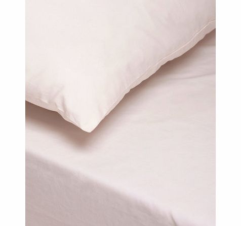 Bhs Pale pink egyptian cotton fitted sheet, pale