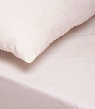 Bhs Pale pink Ultrasoft Flat Sheet, pale pink