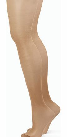Paola 2 Pack Gloss Control Top Tights, paola