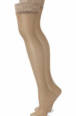 Bhs Paola 2 Pairs of 10 Denier Gloss Stockings,