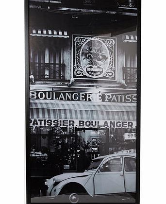 Bhs Paris at nighttime photograph framed print