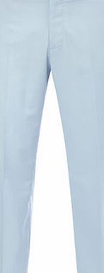 Bhs Pastel Blue Tailored Fit Trousers, Blue