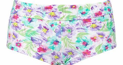 Pastel Floral Print Shorts, white/multi 279557550