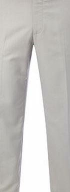 Bhs Pastel Grey Tailored Fit Trousers, Grey