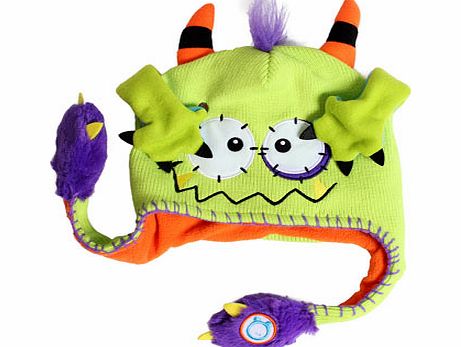 Bhs Peek-A-Boo Monster Flippeez Hat, green multi