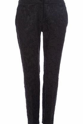 Bhs Petite Black Jacquard Trouser, black 12033858513