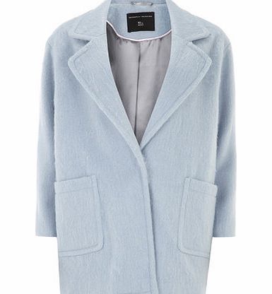 Bhs Petite Blue Boyfriend Coat, blue 19125711483