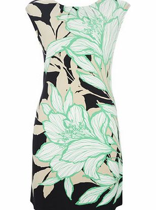 Bhs Petite Green Flower Tunic, green 12034969533