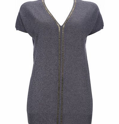 Bhs Petite Grey Bead Jumper, black 12034598513