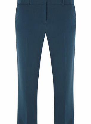 Bhs Petite Teal Straight Trousers, blue 19126861483