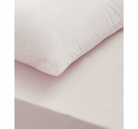 Pink brushed flat double sheet, pink 1878490528