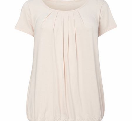 Bhs Pink Bubble Hem Jersey Top, pale pink 9022813511