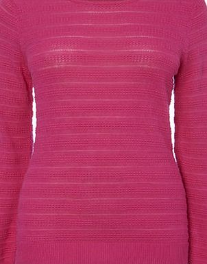 Bhs Pink Cotton Step Back Jumper, pink 587900528