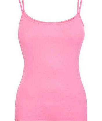 Bhs Pink Double Strap Cami, pink 2420850528