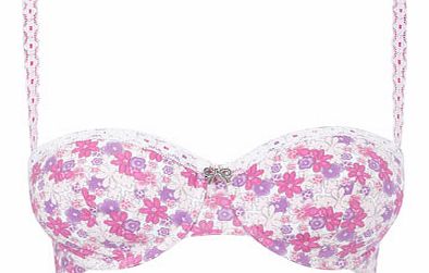 Bhs Pink Floral Balcony Bra, pink floral 2303790507