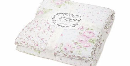 Bhs Pink frill vintage bedspread, pink 1867230528