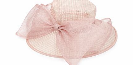 Bhs Pink Lattice Bow Trim Hat, pink 6604040528