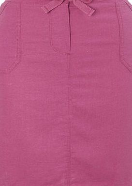 Bhs Pink Linen Blend Skirt, pink 2207760013