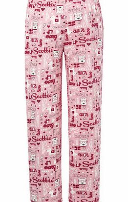 Bhs Pink Multi Scottie Print Pant, reds 729376933
