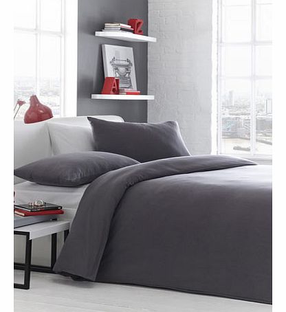 Bhs Plain Jersey Bedding, grey 1851340870