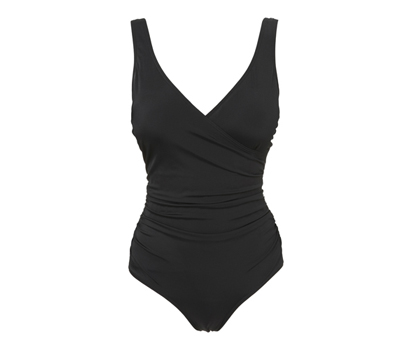 bhs Plain mock wrap control swimsuit