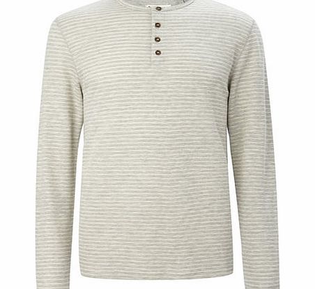 Bhs Plain Oatmeal Long Sleeve Top, Cream BR54T02FNAT